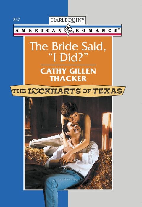 Cover image for book The Bride Said, "I Did?"