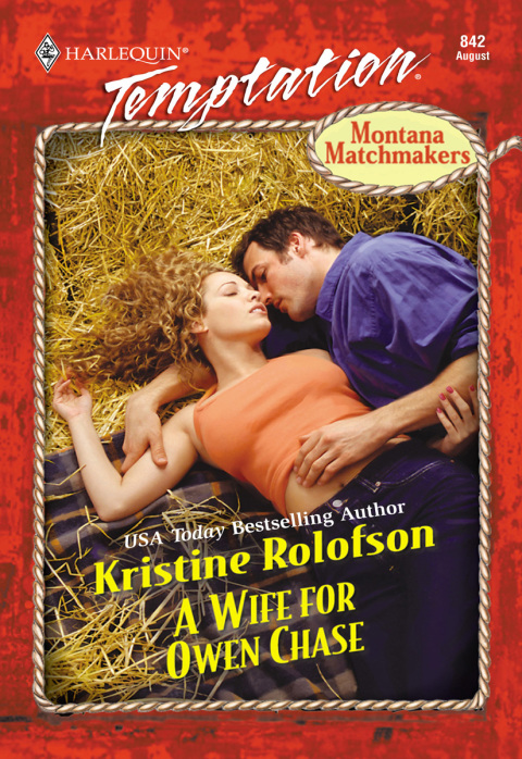 Cover image for book A WIFE FOR OWEN CHASE