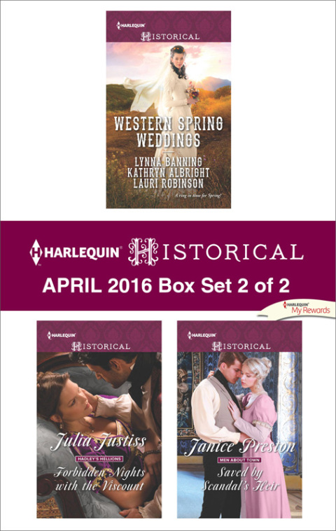Cover image for book Harlequin Historical April 2016 - Box Set 2 of 2