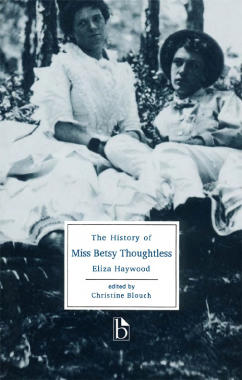 Cover image for book The History Miss Betsy Thoughtless