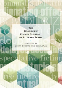 صورة الغلاف: The Broadview Pocket Glossary of Literary Terms 9781554811670