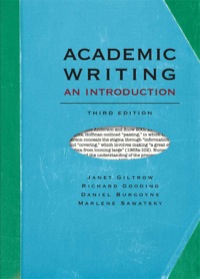 Cover image: Academic Writing: An Introduction 1st edition 9781554811878