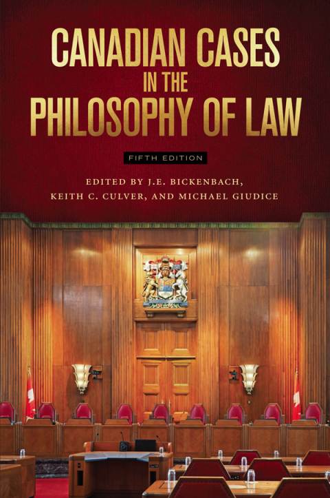 Cover image for book Canadian Cases in the Philosophy of Law&nbsp;