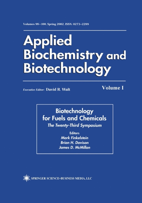 Cover image for book Biotechnology for Fuels and Chemicals
