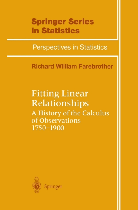 Cover image for book Fitting Linear Relationships