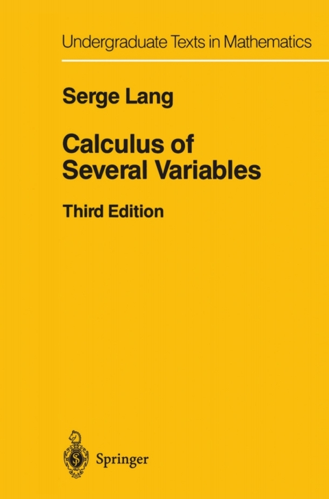 Cover image for book Calculus of Several Variables