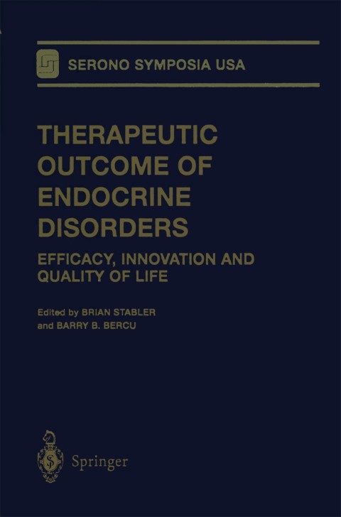 Cover image for book Therapeutic Outcome of Endocrine Disorders