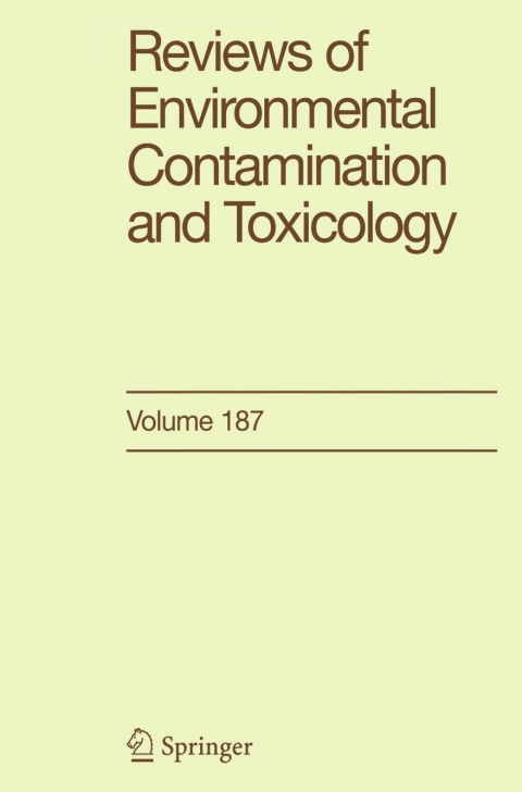 Cover image for book Reviews of Environmental Contamination and Toxicology