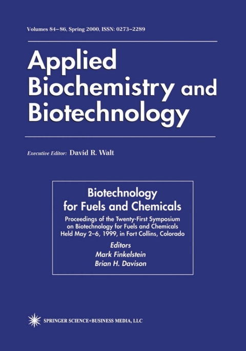 Cover image for book Twenty-First Symposium on Biotechnology for Fuels and Chemicals