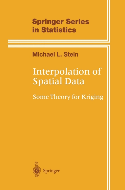 Cover image for book Interpolation of Spatial Data