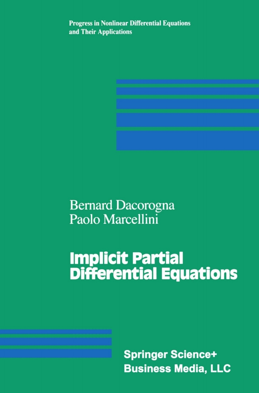 Implicit Partial Differential Equations (eBook)