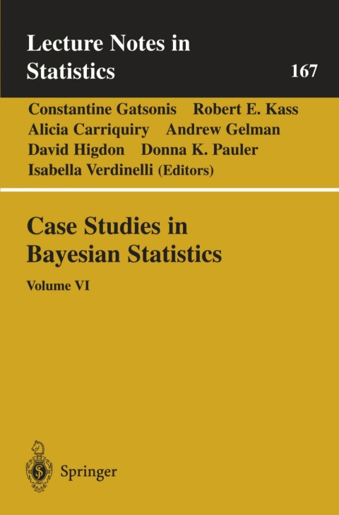 Cover image for book Case Studies in Bayesian Statistics