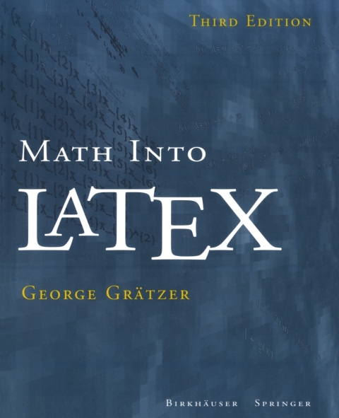 Cover image for book Math into LaTeX