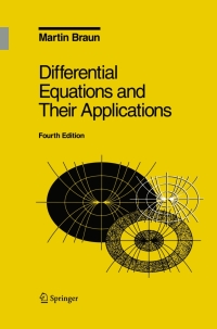 صورة الغلاف: Differential Equations and Their Applications 4th edition 9780387978949