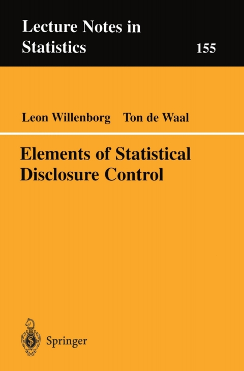 Cover image for book Elements of Statistical Disclosure Control