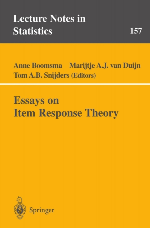 Cover image for book Essays on Item Response Theory