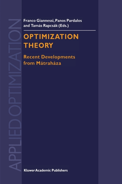 Cover image for book Optimization Theory