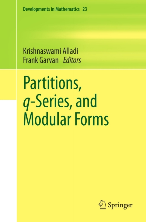 Cover image for book Partitions, q-Series, and Modular Forms