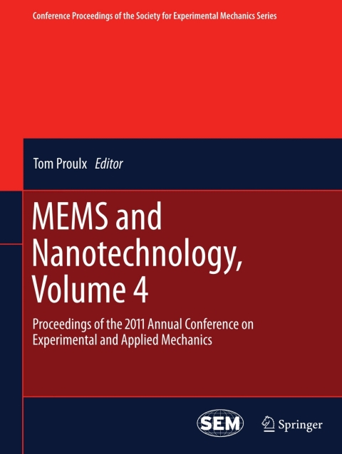 Cover image for book MEMS and Nanotechnology, Volume 4