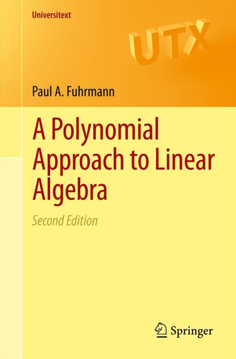 Cover image for book A Polynomial Approach to Linear Algebra