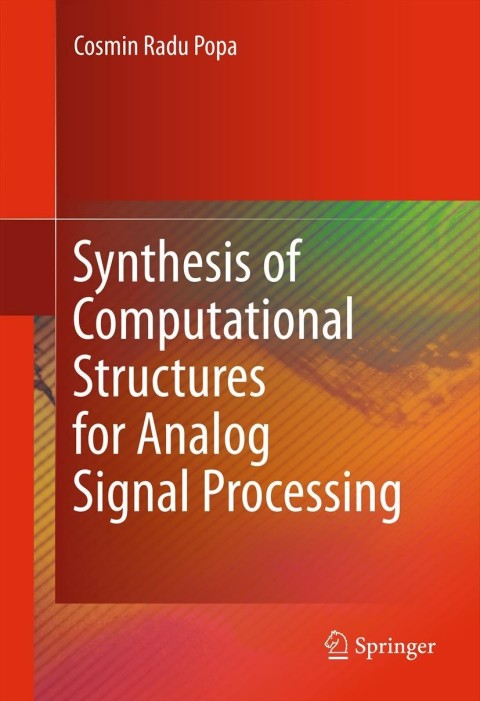 Cover image for book Synthesis of Computational Structures for Analog Signal Processing