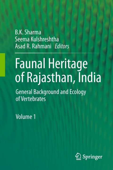 Cover image for book Faunal Heritage of Rajasthan, India