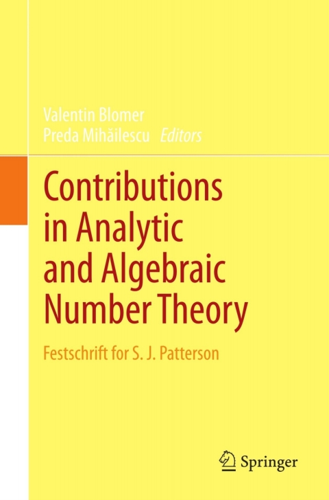 Cover image for book Contributions in Analytic and Algebraic Number Theory