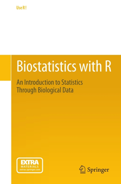 Cover image for book Biostatistics with R