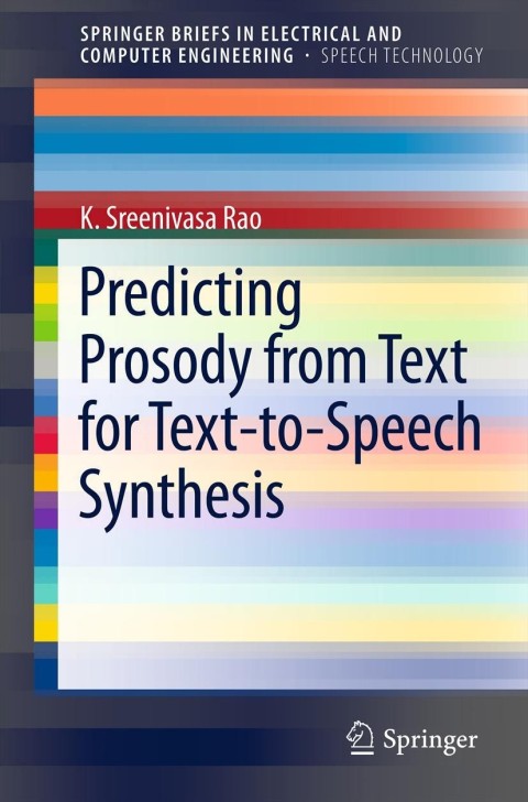 Cover image for book Predicting Prosody from Text for Text-to-Speech Synthesis