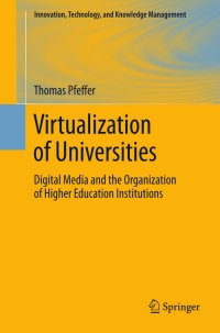 Cover image: Virtualization of Universities 9781461420644