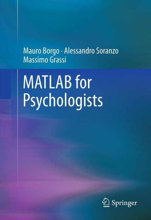 Cover image for book MATLAB for Psychologists