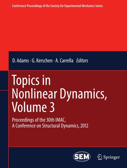 Cover image for book Topics in Nonlinear Dynamics, Volume 3