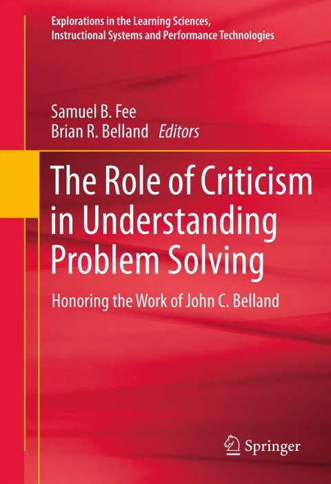 Cover image for book The Role of Criticism in Understanding Problem Solving