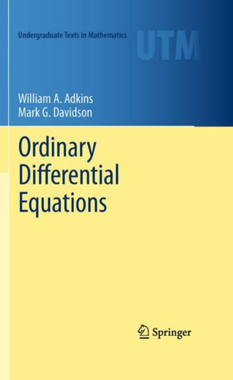 Ordinary Differential Equations 