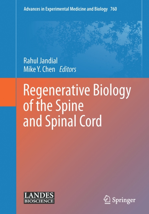 Cover image for book Regenerative Biology of the Spine and Spinal Cord