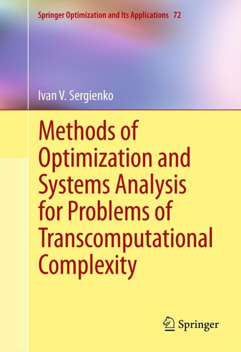 Cover image for book Methods of Optimization and Systems Analysis for Problems of Transcomputational Complexity