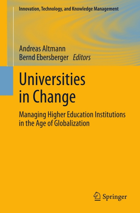 Cover image for book Universities in Change