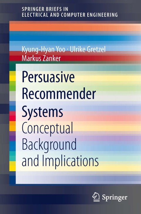 Cover image for book Persuasive Recommender Systems