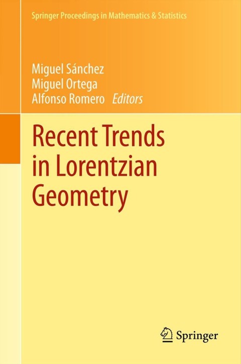 Cover image for book Recent Trends in Lorentzian Geometry