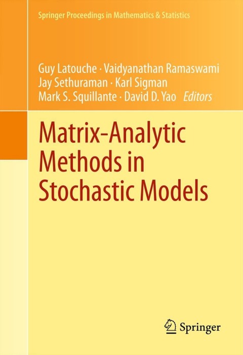 Cover image for book Matrix-Analytic Methods in Stochastic Models