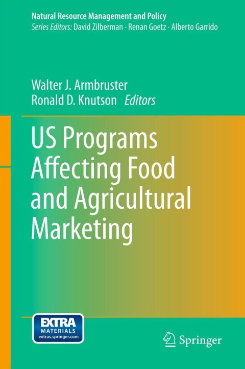 Cover image for book US Programs Affecting Food and Agricultural Marketing