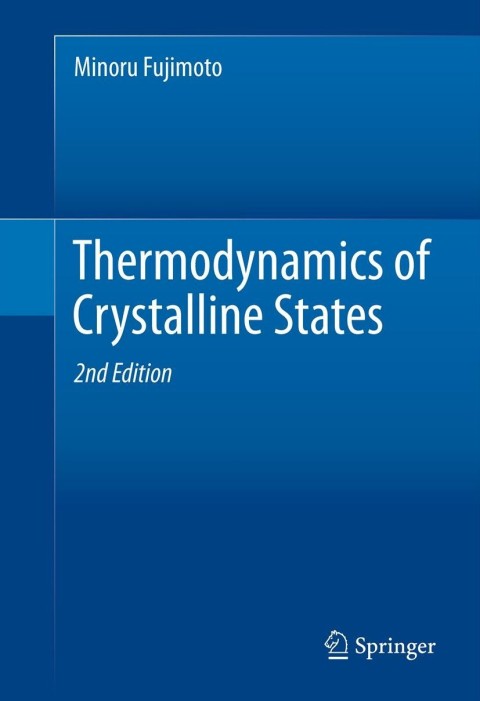 Cover image for book Thermodynamics of Crystalline States