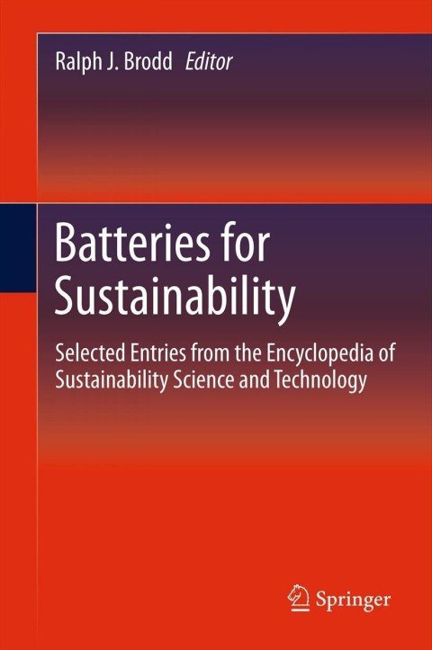 Cover image for book Batteries for Sustainability