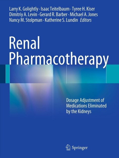 Cover image for book Renal Pharmacotherapy