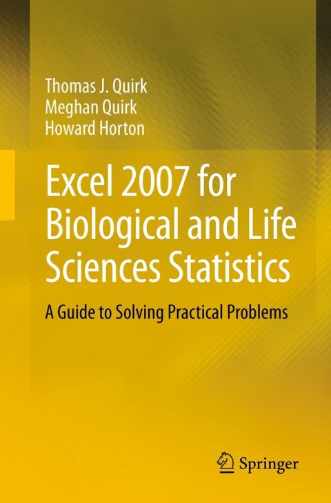Cover image for book Excel 2007 for Biological and Life Sciences Statistics