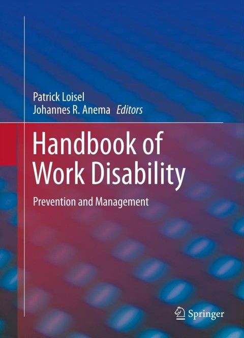 Cover image for book Handbook of Work Disability