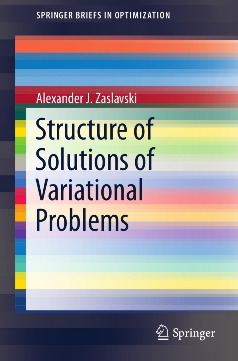 Cover image for book Structure of Solutions of Variational Problems