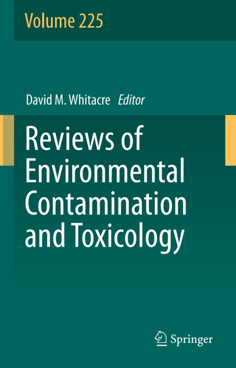 Cover image for book Reviews of Environmental Contamination and Toxicology Volume 225