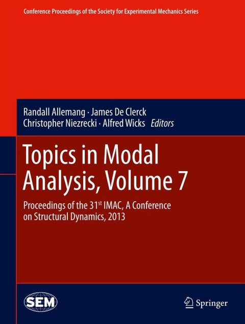 Cover image for book Topics in Modal Analysis, Volume 7