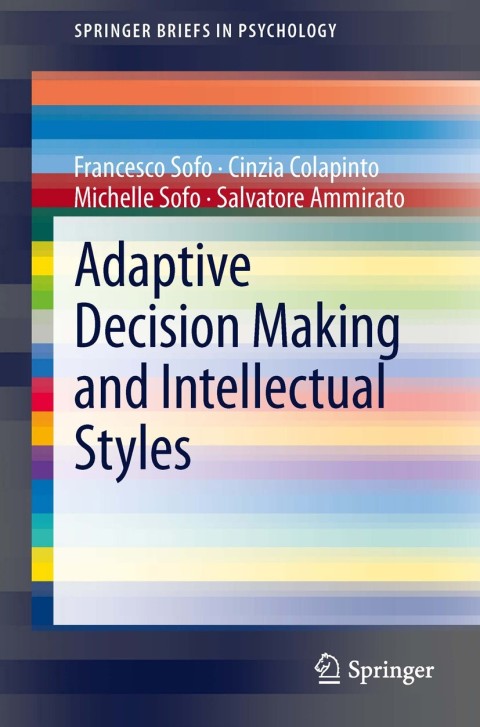 Cover image for book Adaptive Decision Making and Intellectual Styles